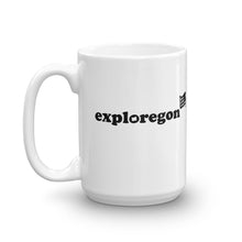 Load image into Gallery viewer, Exploregon - 15oz Mug - White - Printed On Both Sides
