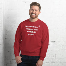 Load image into Gallery viewer, Invest In My Oregon And Watch It Grow - Men&#39;s Crew Neck Sweatshirt - 10 Color Choices
