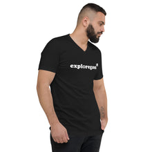 Load image into Gallery viewer, Exploregon - Men&#39;s Short-Sleeved V-Neck Tee - 2 Color Choices
